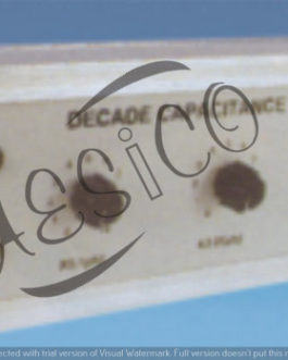 P101.038	 DECADE CAPACITANCE BOXE(250V DC) Three dials