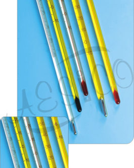 P401.048	 THERMOMETRS, MERCURY, WHITE,SHELL BACKED