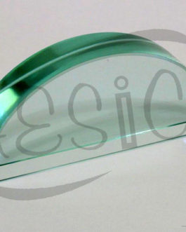 P501.018	 PERSPEX BLOCK, SEMICIRCULAR